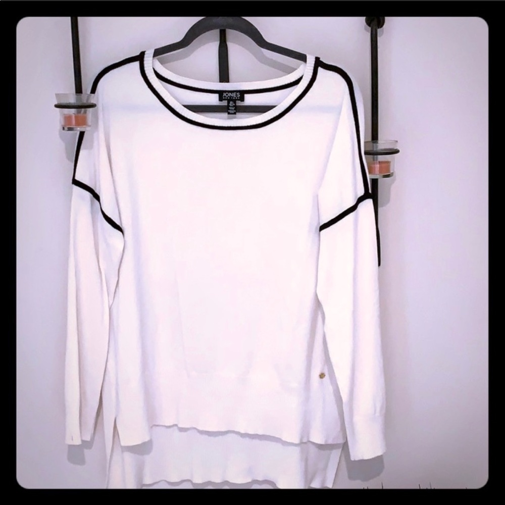 Jones New York | Cream / Black Sweater Women’s EUC